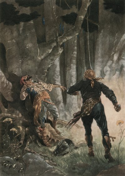 Don José mata al Tuerto de René Bull